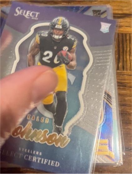 2025 Panini Select Certified #22 Kaleb Johnson — front