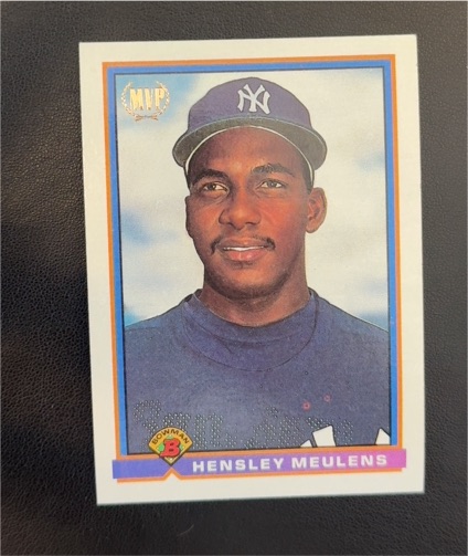 1991 Bowman #181 Hensley Meulens — front