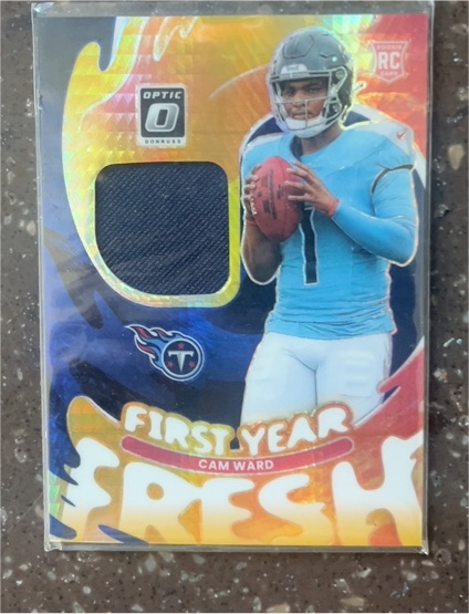 2025 Panini Donruss Optic #FYFBH-CWA Cam Ward First Year Fresh — front
