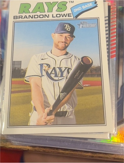 2026 Topps Heritage #369 Brandon Lowe — front