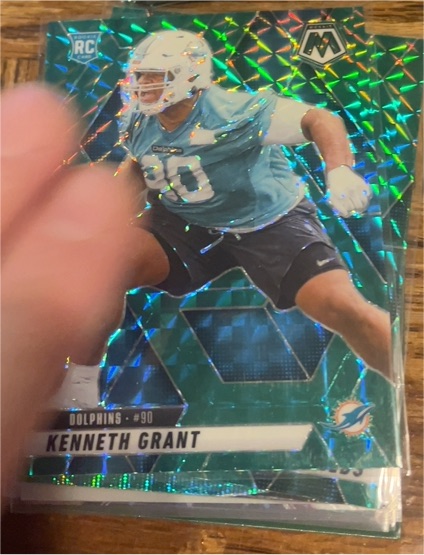 2025 Panini Mosaic #351 Kenneth Grant — front