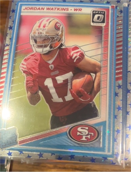 2025 Donruss Optic #289 Jordan Watkins — front
