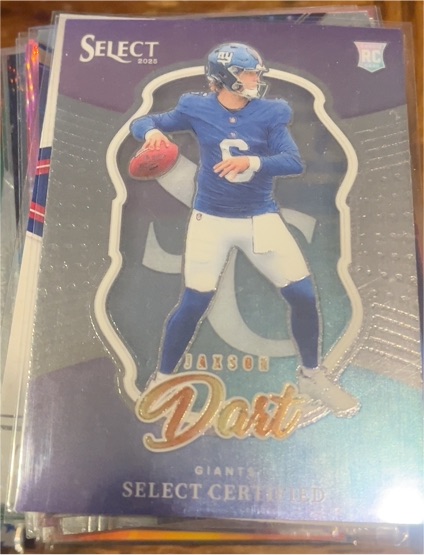 2025 Panini Select #17 Jaxson Dart — front