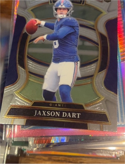 2025 Panini Select #93 Jaxson Dart Concourse Silver Prizm Rookie — front