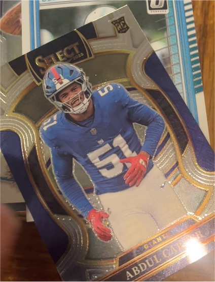 2025 Panini Select #95 Abdul Carter — front