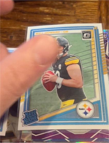 2025 Donruss Optic #233 Will Howard — front