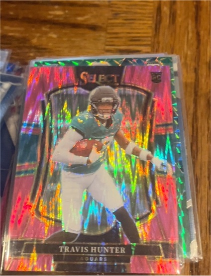2025 Panini Select Premier Level #128 Travis Hunter — front