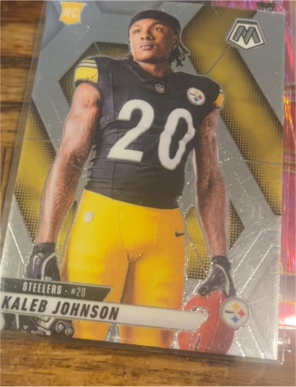 2025 Panini Mosaic #289 Kaleb Johnson — front