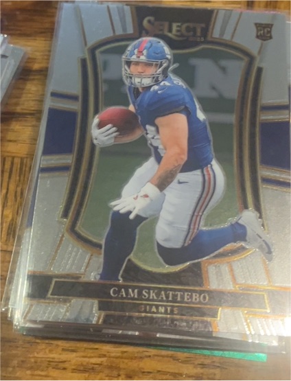 2025 Panini Select Premier Level #195 Cam Skattebo — front