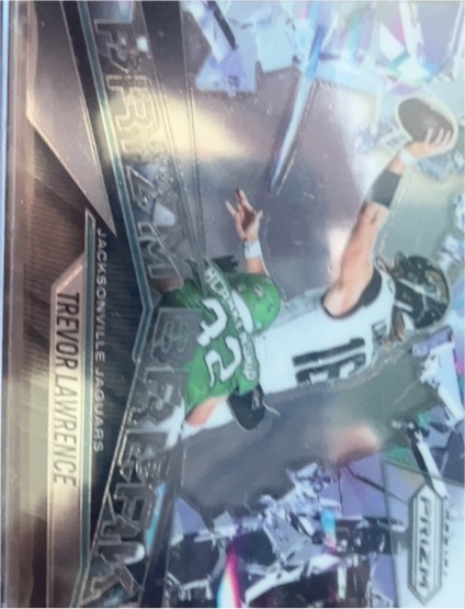 2025 Panini Prizm #1 Trevor Lawrence Prizm Break — front