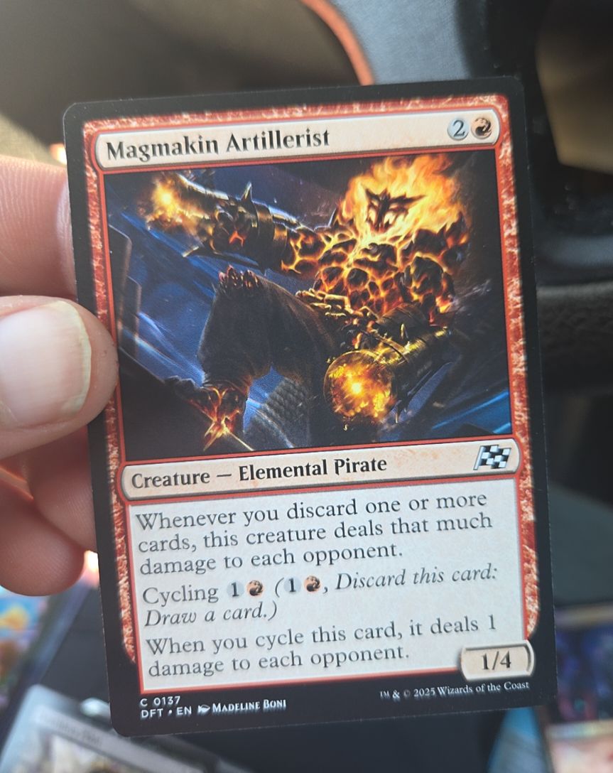 2025 Magic: The Gathering #137 Magmakin Artillerist — front