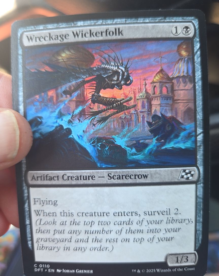 2025 Magic: The Gathering #110 Wreckage Wickerfolk — front