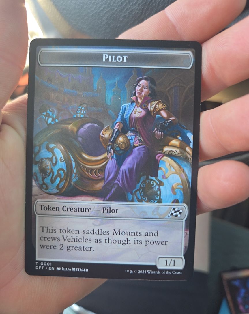 2025 Magic: The Gathering #0001 Pilot Token — front