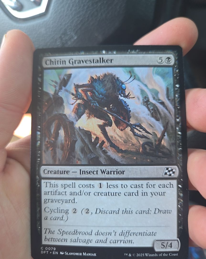 2025 Magic: The Gathering #79 Chitin Gravestalker — front