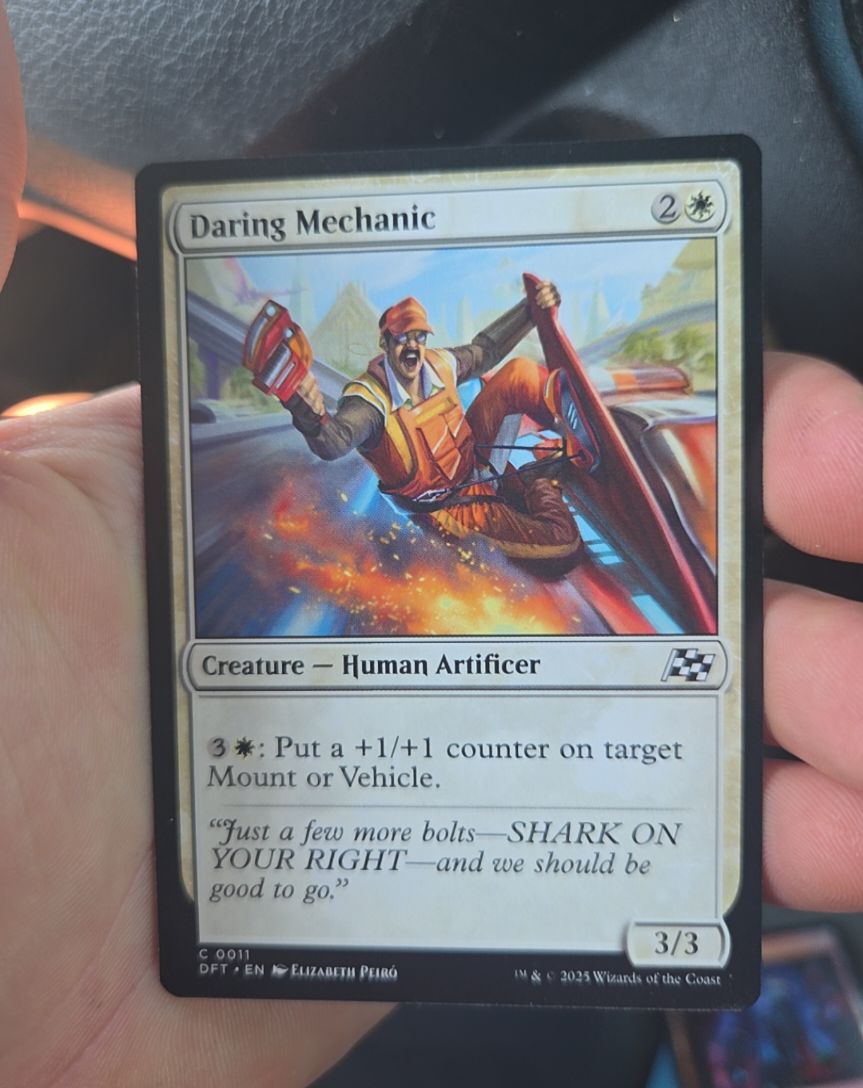 2025 Magic: The Gathering #11 Daring Mechanic — front