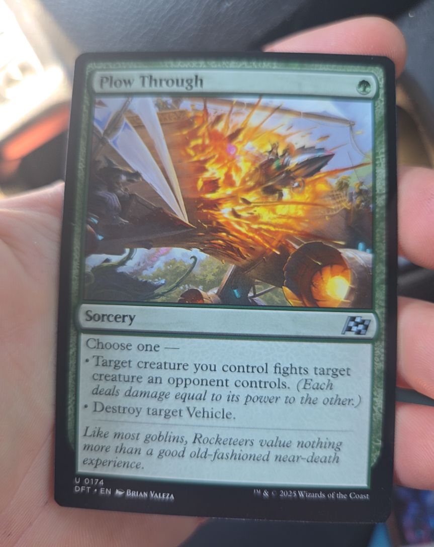 2025 Magic: The Gathering #174 Plow Through — front
