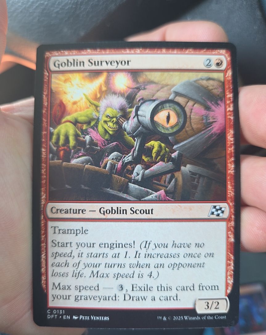 2025 Magic: The Gathering #131 Goblin Surveyor — front