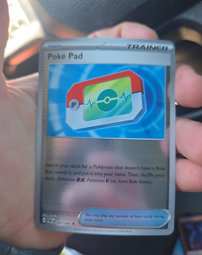 2026 Pokémon Perfect Order #081 Poké Pad — front