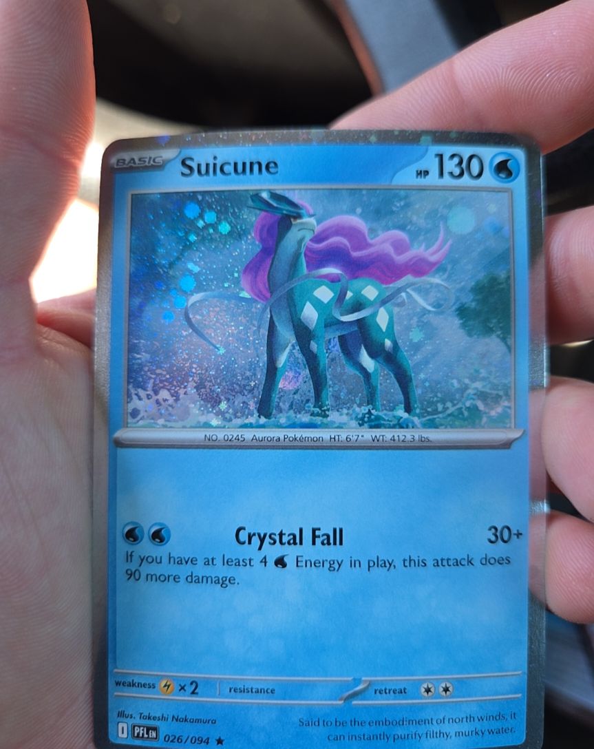 2026 Pokémon #026 Suicune — front