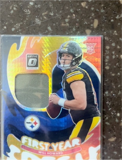 2025 Donruss Optic First Year Fresh #FYFBH-WHD Will Howard — front