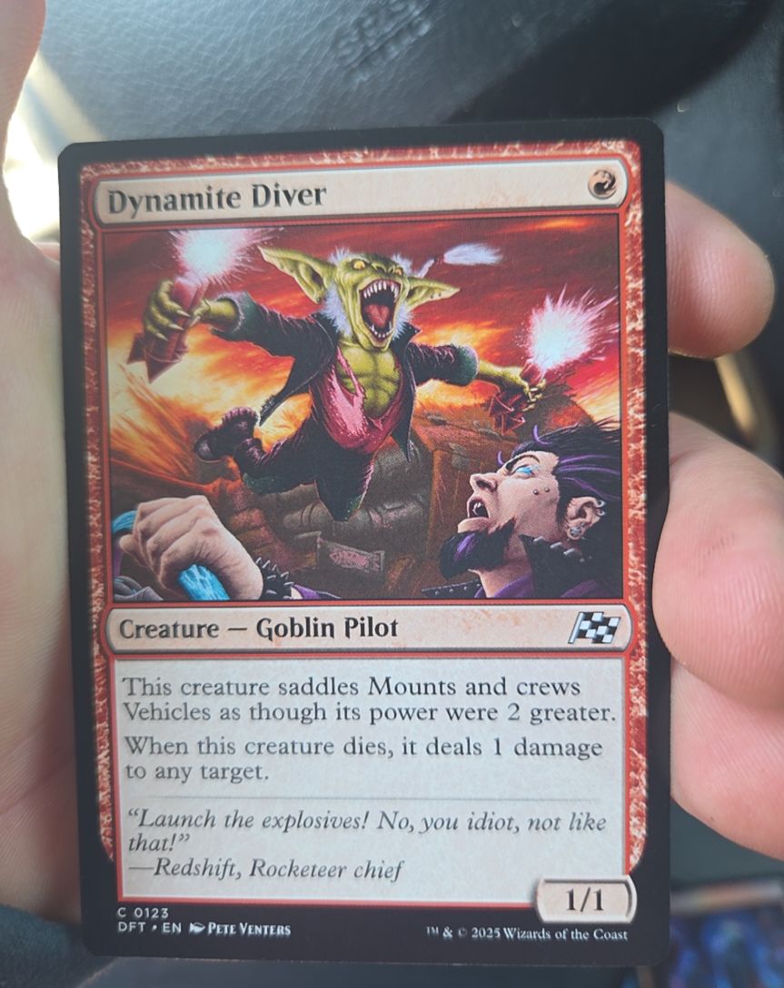 2025 Magic: The Gathering #123 Dynamite Diver — front