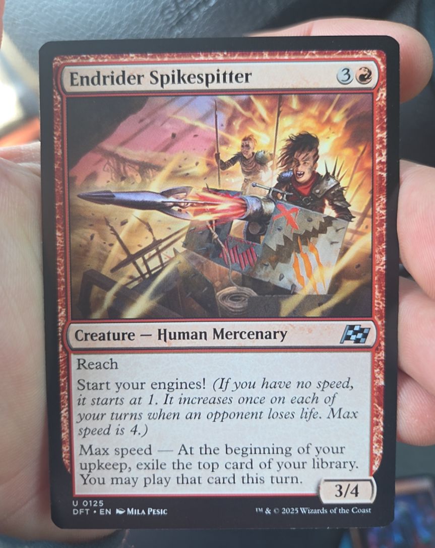 2025 Magic: The Gathering #125 Endrider Spikespitter — front