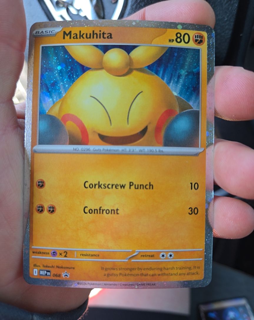 2025 Pokémon MEP #068 Makuhita — front