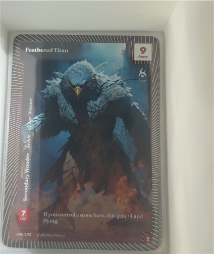 Final Fantasy TCG 18-136S Feathered Titan — front