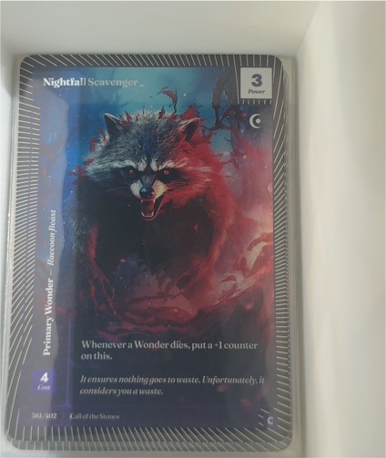 Wonders of the First 2025 #361 Nightfall Scavenger — front