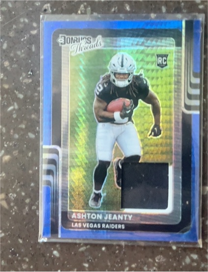 2025 Donruss Optic Threads #DTBH-AJY Ashton Jeanty — front