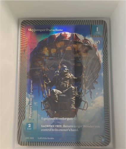 2025 Wonders of the First Call of the Stones #292 Skyjumper Parachute — front