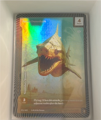 Wonders of the First 2025 Call of the Stones #372 Rustic Duneshark — front