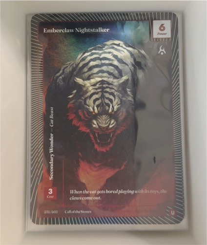 2025 Wonders of the First #251 Emberclaw Nightstalker — front