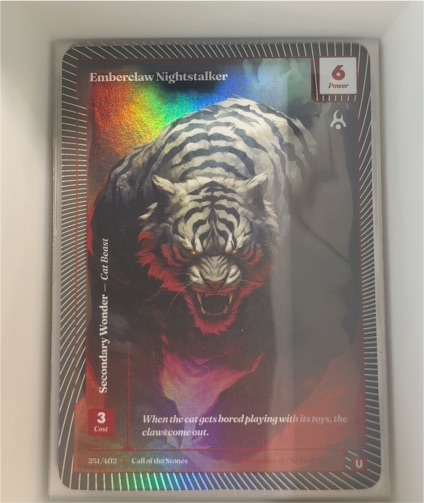 Call of the Stones Emberclaw Nightstalker #291/402 — front