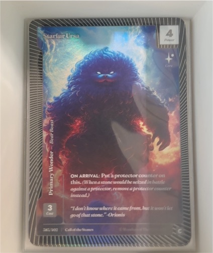 2025 Wonders of the First Existence #346 Starfur Ursa — front