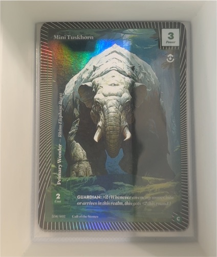 2025 Wonders of the First Call of the Stones Mini Tuskhorn #358 — front