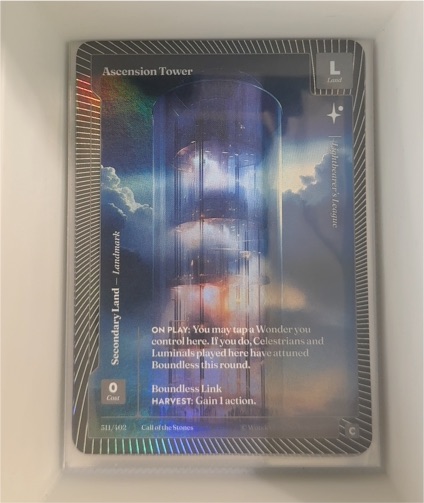 2025 Force of Will Wonders of the First #311 Ascension Tower — front
