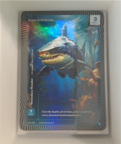 2026 Call of the Stones #350 Knotshell Shark — front