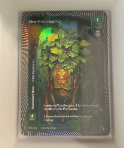 2025 Wonders of the First #1 Elven Gathering Bag — front