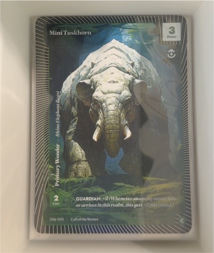 2025 Wonders of the First Call of the Stones #358 Mini Tuskhorn — front
