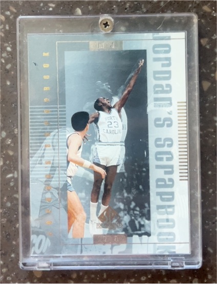 1999 SP Top Prospects Jordan's Scrapbook Michael Jordan #J13 Upper Deck — front