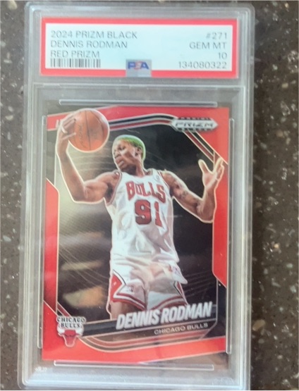 2024 Panini Prizm Black #271 Dennis Rodman — front
