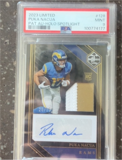 2023 Panini Limited #128 Puka Nacua — front