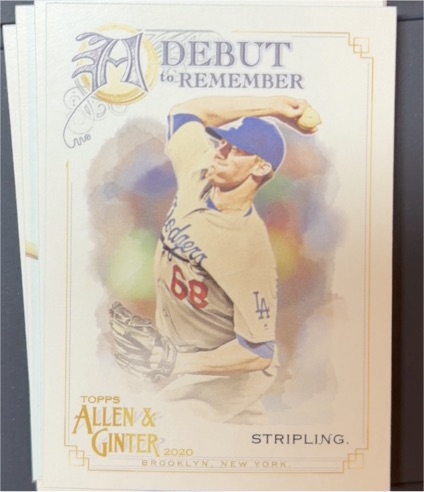 2020 Topps Allen & Ginter #DTR-27 Ross Stripling — front