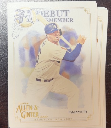 2020 Topps Allen & Ginter #DTR-7 Kyle Farmer — front