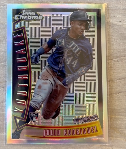 2022 Topps Chrome Sonic - 1996 Youthquake #YQ-2 Julio Rodriguez — front