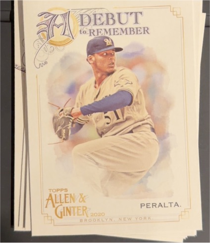2020 Topps Allen & Ginter #DTR-22 Freddy Peralta — front