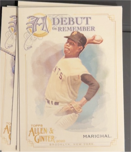 2020 Topps Allen & Ginter #DTR-16 Juan Marichal A Debut to Remember — front