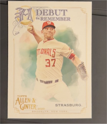 2020 Topps Allen & Ginter #DTR-26 Stephen Strasburg — front