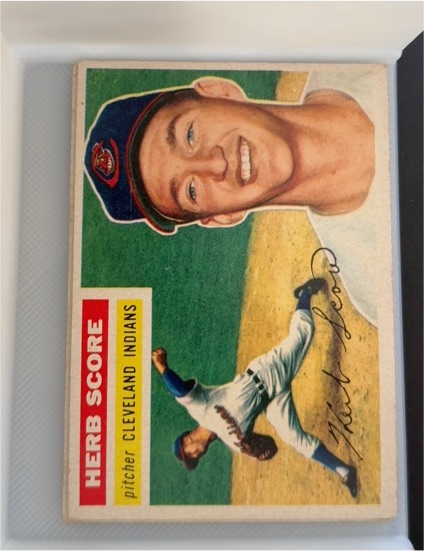 1956 Topps #140 Herb Score — front
